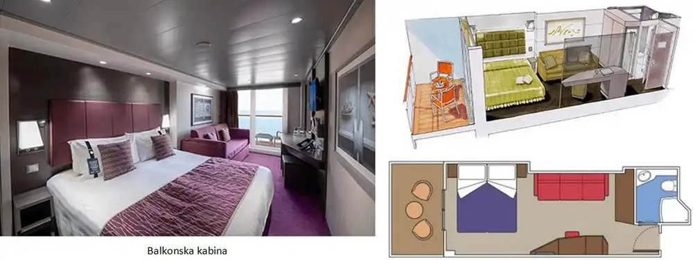 grandiosa cabine balkonska