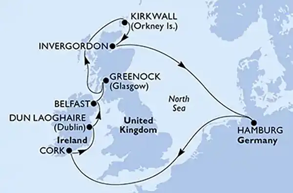 krstarenje svalbard island north cape irska irska