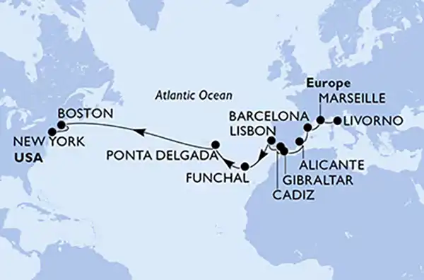 transatlansko krstarenje iz i do njujorka 02